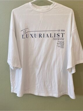 Small - The Luxurialist White Graphic Tee